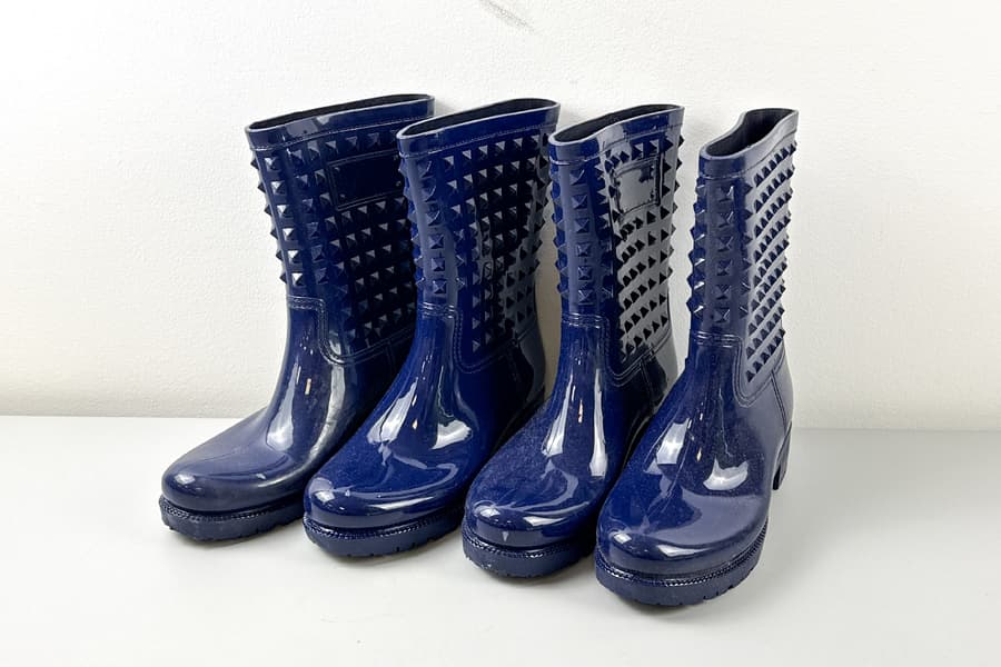 2 Paar Gummistiefel, Gr. 40